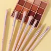 Beili 1011 PCS Pink Makeup Brushes Set Vegan Eyebrow Eyelash Powder Synthetic Hair Foundation Brush Make Up Tools for Women 240311