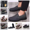 GAI zapato cómodo para hombre, zapato negro con punta redonda, fiesta al aire libre, banquete, traje clásico, zapato de diseñador de tacón de negocios para hombre, EUR 38-50 suave