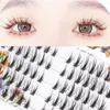 Nueva Manga gruesa Cos Little Devil False Eyeles Single Cluster segmentado Natural Simulati Eyeles herramientas de maquillaje x8cF #