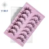 7 pairs Faux 6D Les Fluffy Natural False Eyeles Makeup Tools Eyel Extensi Fake Les Makeup Faux Cils O0Qe#