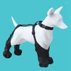 Hundkläder Boot Shoes Waterproof Justerable Pet Breathbale för utomhusvandring Skyddar Hållbart lätt att använda