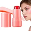 Milk Jelly Blush Stick 0,18 oz Sheer Lip Cheek Stain Cheek Tint Buildable Watercolor Finish Maquiagem Blush para toda a pele Tes S28S #