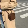 Totes Einfache Einfarbige Retro Kleine Quadratische Tasche PU Leder Umhängetaschen Mädchen Geldbörsen Und Handtaschen Mini