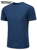 TACVASEN, 3 упаковки, летние футболки, мужские рубашки с круглым вырезом и короткими рукавами, комплект из 3 предметов, быстросохнущие, впитывающие влагу, повседневные футболки, топы для спортзала 240321