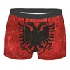 Mutande Battito Cardiaco Albanese Bandiera Albania Intimo Maschile Stampa Sexy Boxer Personalizzati Mutandine Slip Morbidi