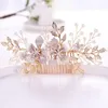 Pinces à cheveux à la mode fleur perle peignes de mariée accessoires de mariage casque ornements mariée femmes bijoux