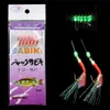 50 PACKSSET SABIKI RIGS #4 #20 Saltvatten Fishskin Barbed Maruseigo Hooks For Lysande Sea Fishing Lure String Hook Wholesale 240312