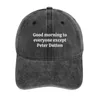 Береты «Доброе утро всем, кроме Питера Даттона» Ковбойская шляпа от солнца Для детей Рождество Муж. Жен.