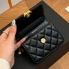 Klassische Woc Double Ball Mini Flap Umhängetaschen Frankreich Marke gesteppte Seriennummer Umhängetasche Luxus Designer Mode Damen Echtleder Kettentasche Münzgeldbörse