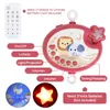 Baby Crib Mobile Rattley zabawka na 0-12 miesięcy rotacyjnego projektora muzycznego nocnego łóżka Bell Educational for Born prezent 240318