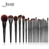 Jessup Makeup Brushes Set3-21pcs Premium Canthetic Big Powder Brush Foundation Eyeshadow Eyeliner SPOLIE WOODEN T271 240320