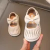Chaussures de premiers pas pour bébés filles, printemps et automne, princesse, en cuir, bouche carrée, semelle souple, pour tout-petits, 2024