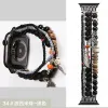 Zubehör Bohemian Armband für Apple Watch Band Handperlen Naturstein Armband für IWatch Straps Armband 38MM 40MM 44MM 41mm 42mm 45mm