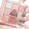 9 couleurs maquillage palette mat miroitant paillettes ombre à paupières beauté cosmétiques outils fard à paupières palette mat terre ombre à paupières U77T #