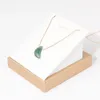 Pendant Necklaces Quality Natural Moon Crystal Necklace For Women Healing Quartz Charm Tiny Chain Choker Jewelry Wholesale