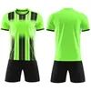 2023 Student Football Uniform Tracksuit Set Men Boys Jersey Custom Soccer Shirt Clothes Set 240318