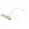 Microphones 1Pc Dual Ear Hook Mic Headworn Headset Head Microphone For Shure ALL XLR 3PIN TA3F