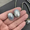 Necklace Earrings Set Natural Gray Seashells Bracelet Sets Women Vintage Jewelry Ring Lady Daily Party Handmade