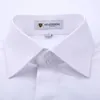 Mens Classic French Cuff Hidden Button Dress Shirt Long-sleeve Formal Business Standard-fit White Shirts Cufflinks Included 240320