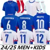 24/25 Euro Kupa Fransız Ev Forması Mbappe Futbol Forması Dembele Coman Saliba Kante Maillot De Foot Equipe Maillots Griezmann Çocuk Erkekler Hayranlar Oyuncu Futbol Gömlek S-4XL