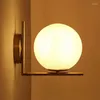 Lampy ścienne 2024 Proste nowoczesne kreatywne okrągłe oświetlenie Lampa DO