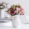 Vases Plastic Vase Elegant Flower For Home Decoration Fine Workmanship Arrangements Pot Modern Room Ornament Wedding