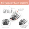 Finydreamy Bundel van 10 Dozen DIY Cluster Les Eyel Extensi C Curl Volume Fluffy Individuele Herbruikbare Valse Eyeles Tool y4Fg #