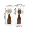 cocut Shred Handle Face Cleansing Brush Double-Sided Facial Cleanser Blackhead Removal Pore Cleaner Exfoliator Scrub Brush Z78q#