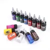 14 colors Natural Plant Hanna Tattoo Ink Pigment Eyebrow Eyeliner Lip Body Arts Paint Makeup N-toxic Tattoo Supplies w3Mf#