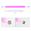 cat Eye Gel Magnetic Stick Glitter Square Designs 3D Line Polish Lodeste Double Heads Magnet Ir Ste Nail Art Tool Magnetic H7H7#