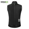 Wosawe Bisiklet Yeleği Kuru ve Sıcak Örgü Tutun Ciclismo Sleeless Bisiklet Bisikleti Jersey Rüzgar Geçirmez Bisiklet Giysileri Gilet 240323