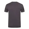 Roupa de fitness masculina primavera/verão, confortável e respirável, esportes de secagem rápida em torno do pescoço manga curta camiseta casual