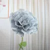 Kwiaty dekoracyjne w stylu 50 cm imitacja róży ręcznie robione dekoracje ogrodowe do salonu wystawa ścienna