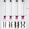 Irons Pink Ceramic Hair Curler Professional Curling Iron Fast Curly Hair Iron Big Wave Wand Roller 22mm/25mm/28mm/32mm Styling Tools