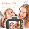 Appareil photo numérique multifonctionnel vidéo portable avec lanière mini caméscope jouet chargement USB pour enfants cadeaux de vacances 240314