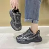 2024 Buty spacery 859 Spring Women Sneakers Białe tenisowe płótno poślizg na kobiecej platformie Row Plats Flats Casual Ladies Vulcanize 5