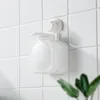 Flytande tvål dispenserhandbok ingen borr schampo väggmontering monterad för badrum kropp tvätt sug kopp duschkonditionering