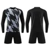 Men Kid Long Sleeve Football Jersey Set DIY Custom 2223 Säsongsteam Soccer Training Match Sports Uniform Suit for Children 240318