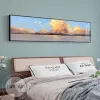 Calligraphy Nordic Sky Clouds Art Painting Home Decor Modern Abstract Sunrise Landscape Poster Print Wall Art Canvas Picture for Living Room