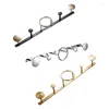 Hangers Brass Coat Rack Nordic Room Wall-Mounted Towel Hanger Ring Bathroom Clothes Hook Row