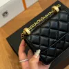 Klassische Woc Double Ball Mini Flap Umhängetaschen Frankreich Marke gesteppte Seriennummer Umhängetasche Luxus Designer Mode Damen Echtleder Kettentasche Münzgeldbörse