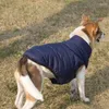 Abbigliamento per cani Giacca calda foderata in pile a 2 strati per cucciolo Cappotto invernale morbido antivento per la stagione fredda
