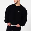 Sweat-shirt à manches longues pour hommes, décontracté, à la mode, Slim Fit, Streetwear, de qualité, 2023, 240315