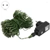 Strängar LED-stränglampor 200-ledda ljus Högspänning EU / US Plug Holiday Lighting Outdoor Xmas Tree Decoration Lamp PL PL