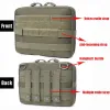 Bolsa táctica de supervivencia Kit médico Molle Bolsa militar Bolsa médica EMT Bolsa táctica Molle Paquete de emergencia Camping Caza Utilidad Bolsa EDC