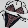 Kvinnors bikini kontrast färg bikini kvinnor designer badkläder baddräkter designer kvinnor baddräkter designer sexig bikini två-stycken baddräkt mode badkläder