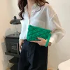 Women Pu Leather Handbag Y2K Small Slimant Elegant reled Ruched Wallet المحافظ الفاخرة للمحافظات السيدات المسائية اليومية الحقيبة 240315
