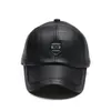 Northwood Pu skórzana zimowa czapka baseballowa mężczyźni Earflaps Casquette Homme Hat Wysoka jakość Gorras para hombre regulowana 240314