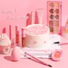 Pinkflash 1 Anniversary Наборы для макияжа всего лица Liquid Ccealer Foundati Beauty Блеск для губ Тушь для ресниц Подводка для глаз Румяна для лица Косметика Y3oP #