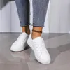 Sıradan Ayakkabı Kadınlar İçin Küçük Beyaz Bahar Versiyonu Dikişli Shos Ladies Comfort Slip Olmayan Daireler Kadın Spor Ayakkabıları Zapatillas